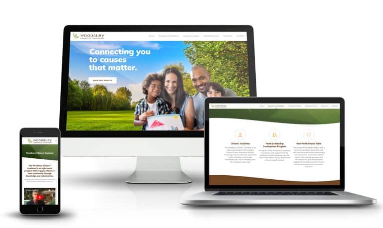 Woodbury Foundation web design