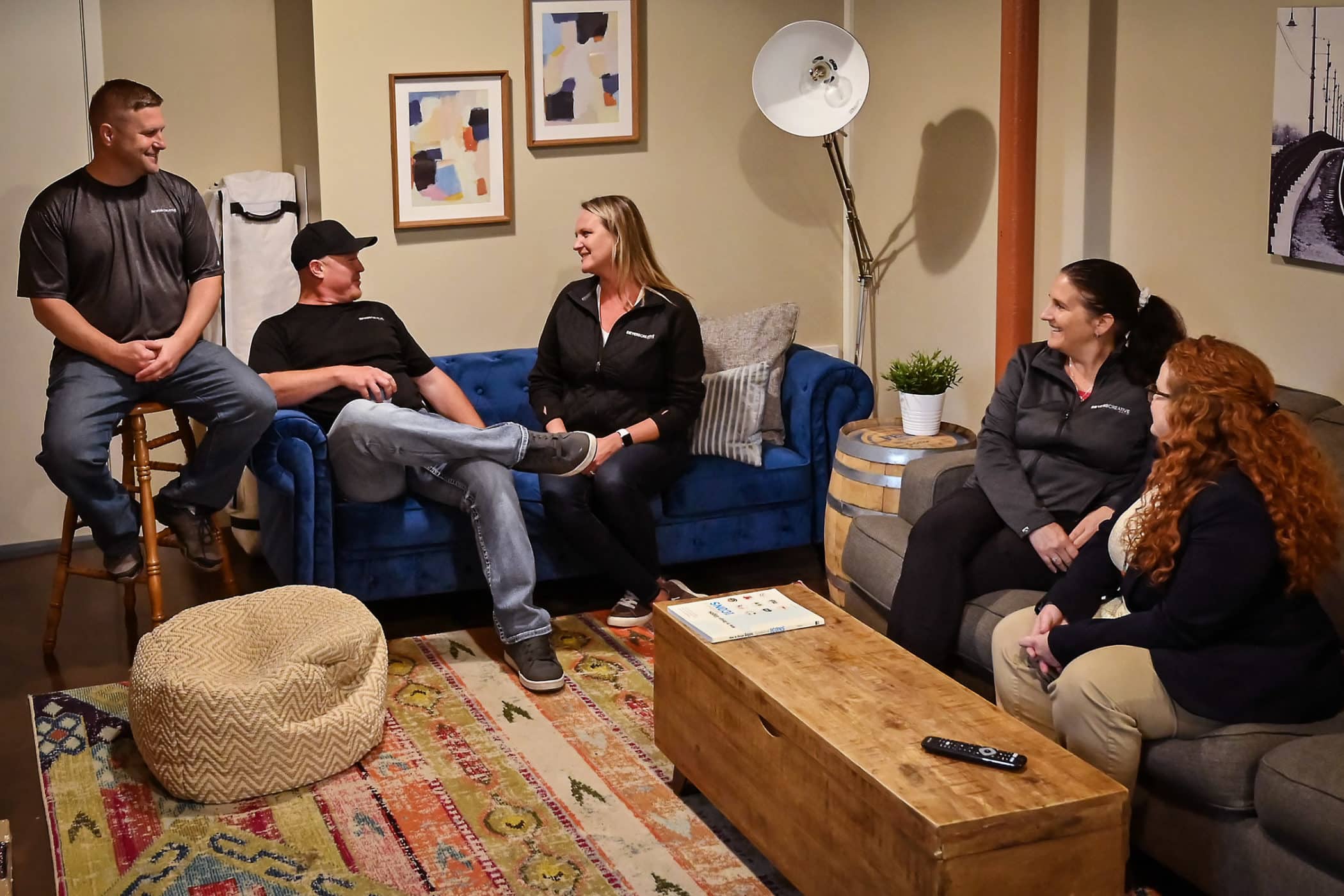Sievers Creative Marketing Agency Hanging Out in Studio