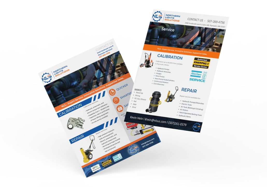 Northern Lights Solutions-Manufacturing Flyer Design